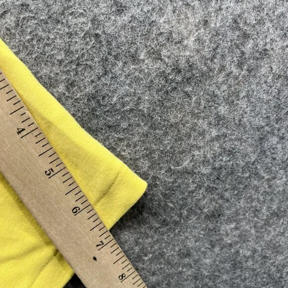 Ralph Lauren Shirt Women Large Ladies Yellow V Neck Sport Pony Preppy - Picture 7 of 11